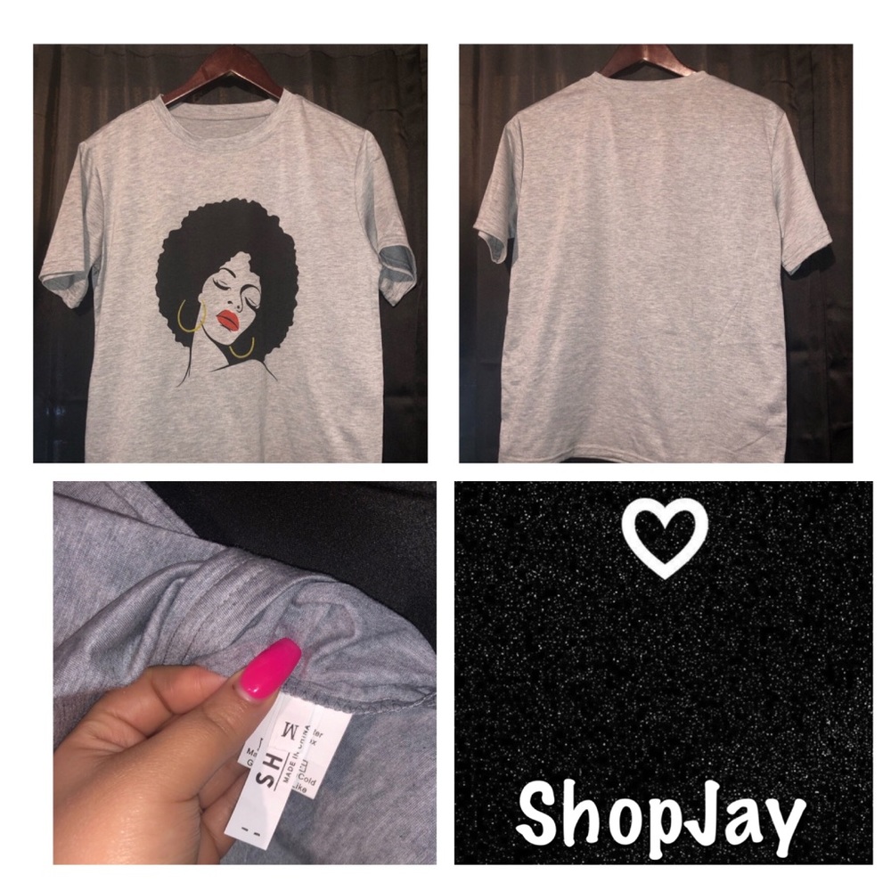 Grey graphic tee!